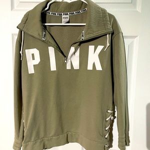 Pink Brand Name Sweater